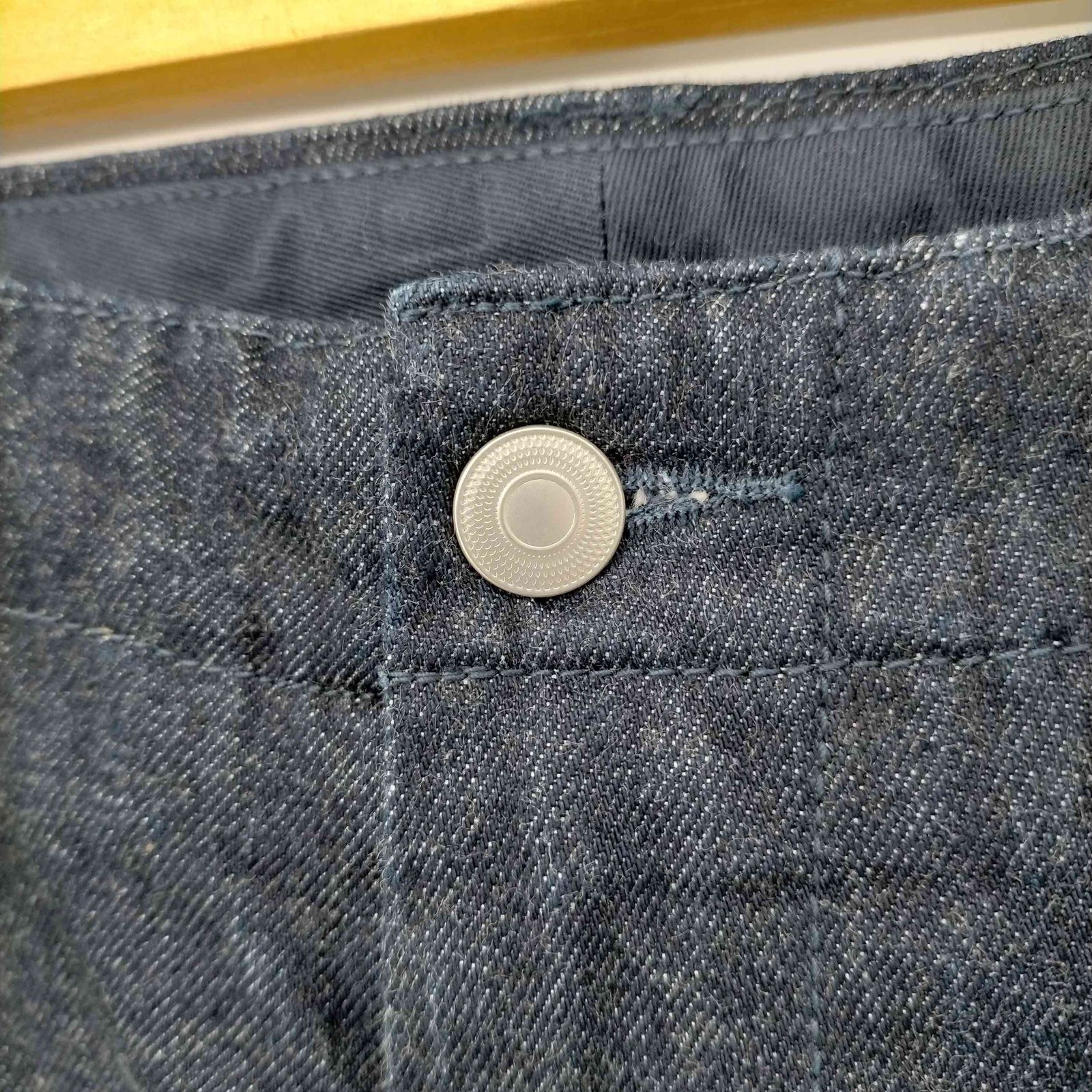 スティーブンアラン Steven Alan 12oz DENIM NOPLEATED TROUSERS 
