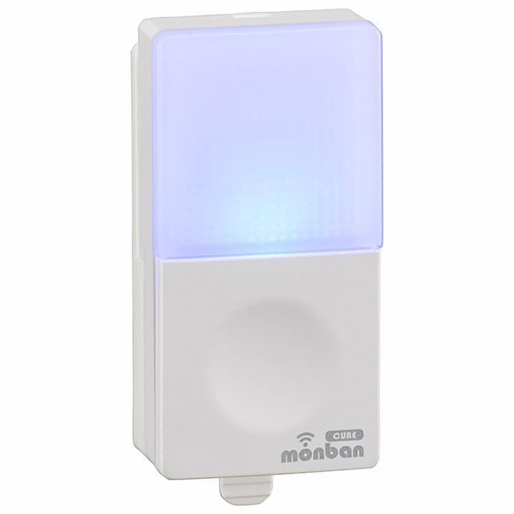 ワイヤレスチャイムセット 押しボタン送信機＋光フラッシュ電池式受信機