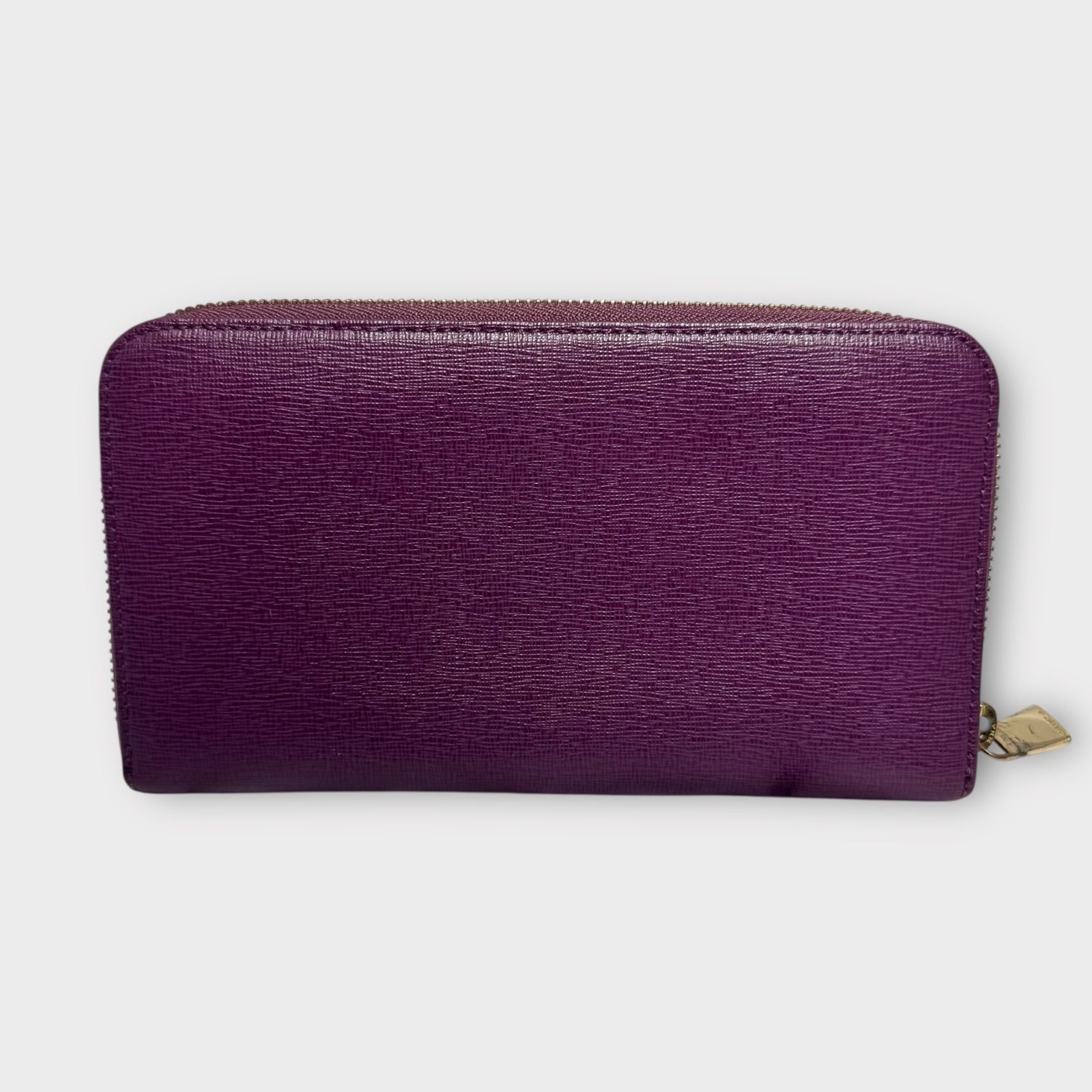 美品！FURLA フルラ バビロン 長財布 ラウンドファスナー レザー 