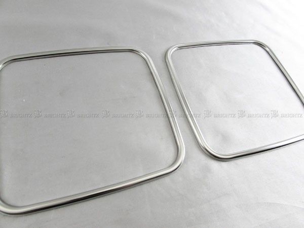 三菱ふそう ブルーテックファイター 超鏡面ステンレスメッキテールライトリング 6PC 