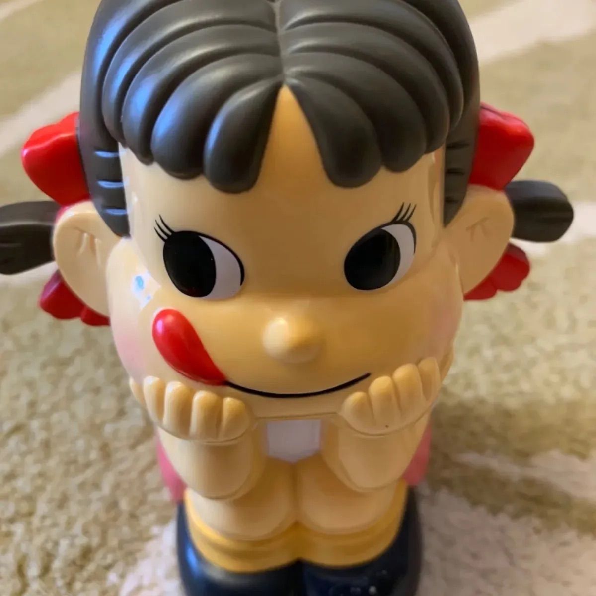 おすわりペコちゃん5体＋おすわりポコちゃん2体＋ポコちゃん貯金箱