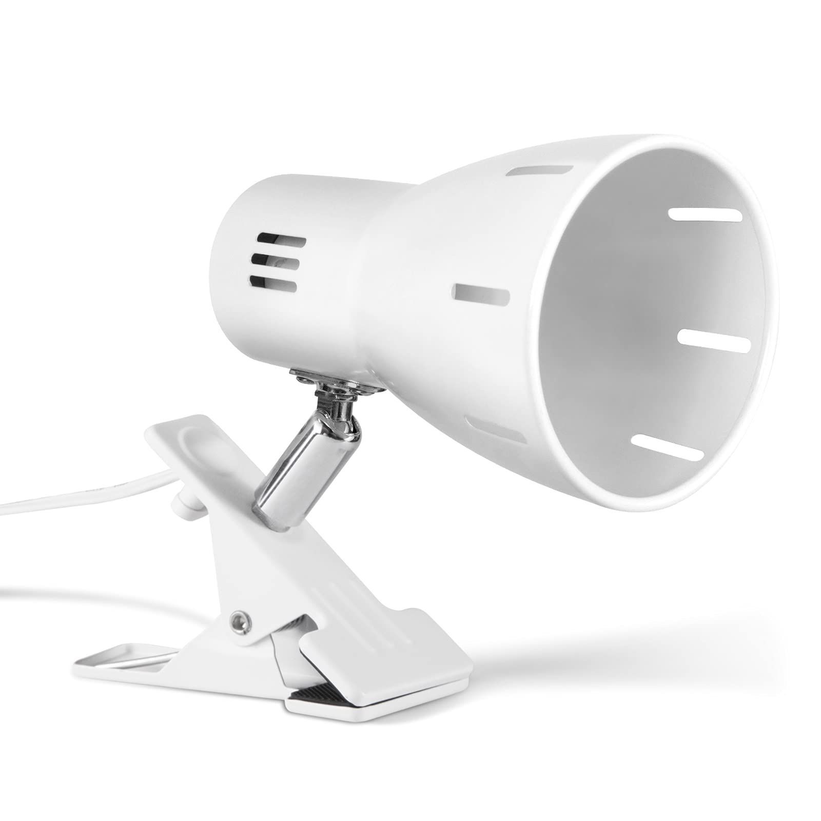 お部屋 角度回転 寝室 電気スタンド 店舗 E26クリップライト 電球別売り ANZENSHI ホワイト