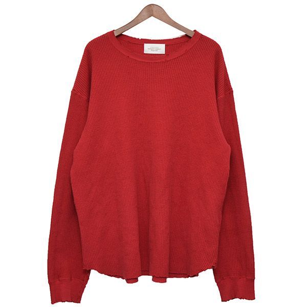 UNUSED Damage Thermal Long Sleeve Tee - メルカリ