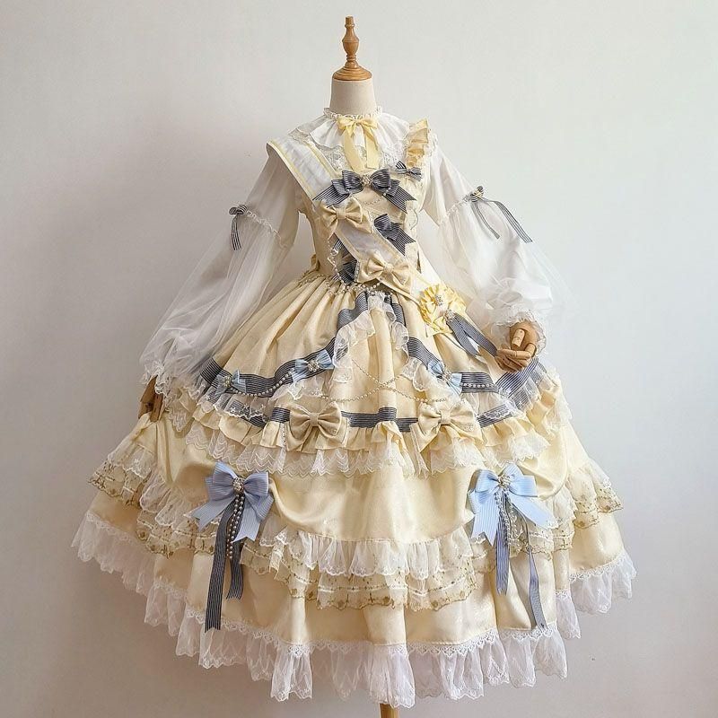 LT-369【新品】 lolita オリジナル 洋服 ロリータ ワンピース