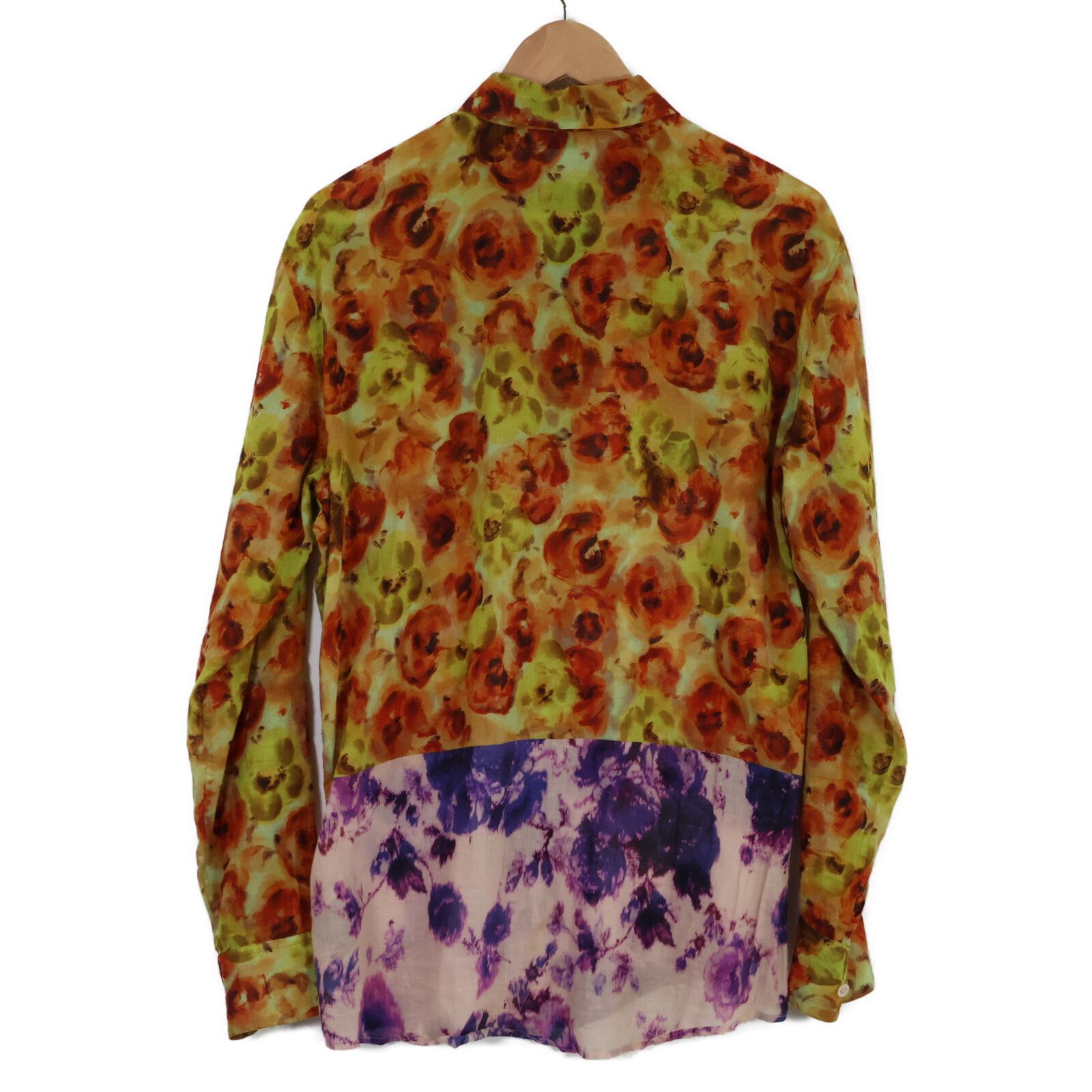 DRIES VAN NOTEN ドリスヴァンノッテン 総柄 長袖シャツ 40