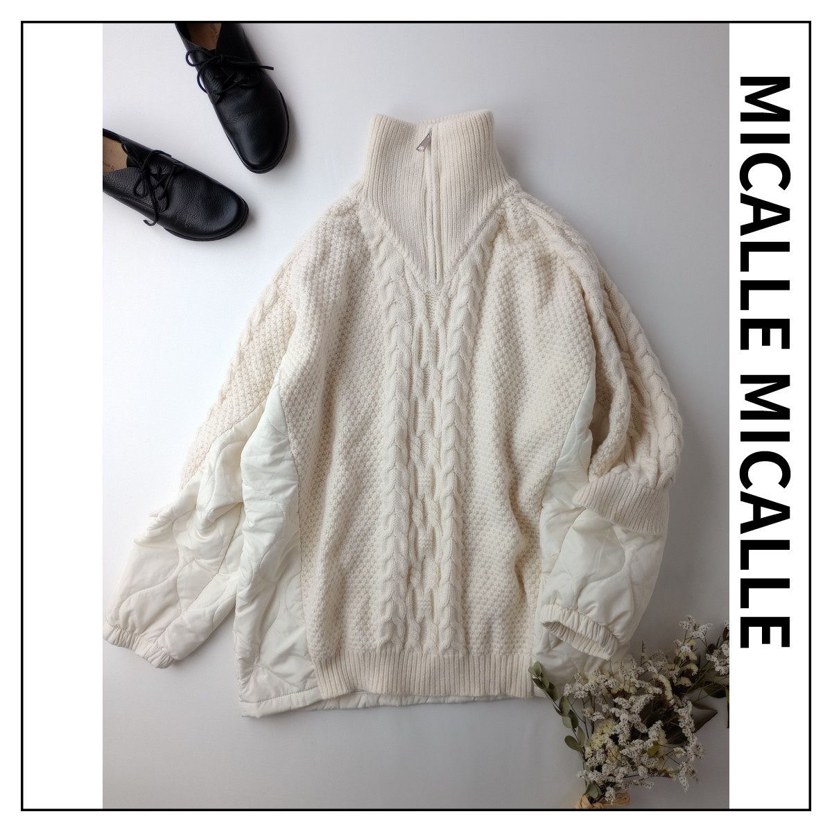 micalle micalle ニットセーター MICALLE MICALLE（ミカーレミカーレ）の「【MICALLE MICALLE