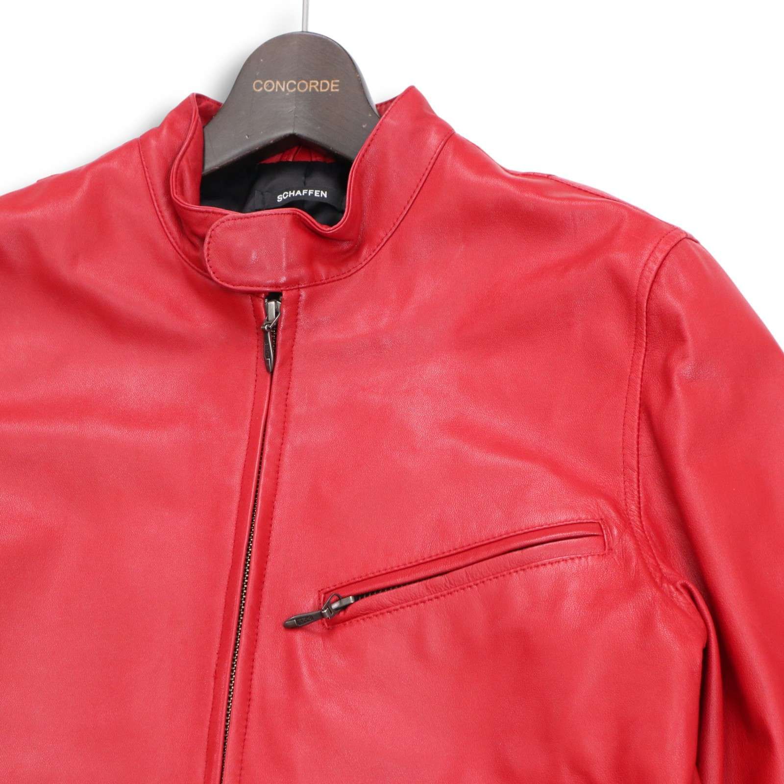 SCHAFFEN シャッフェン 秋冬☆ 羊革 ラム レザー シングル ライダース