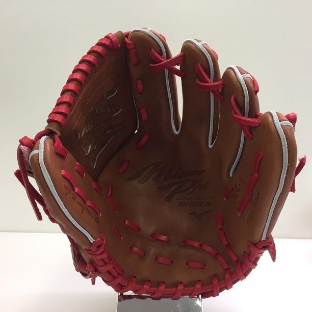 中古品 ミズノ MIZUNO ミズノプロ 軟式 内野手用オーダー