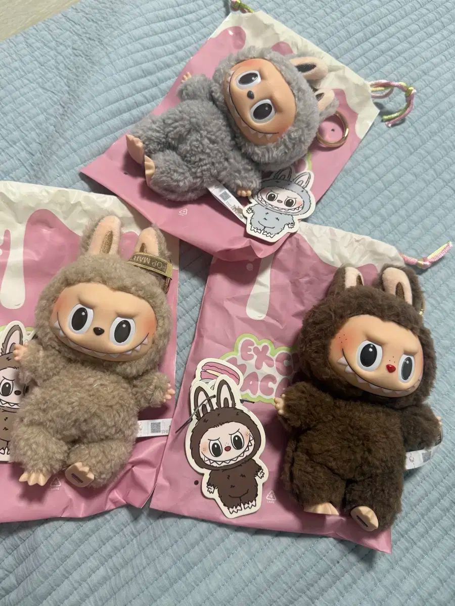 POP MART 正規品 ラブブ マカロン シリーズ シークレット ベージュ グレー