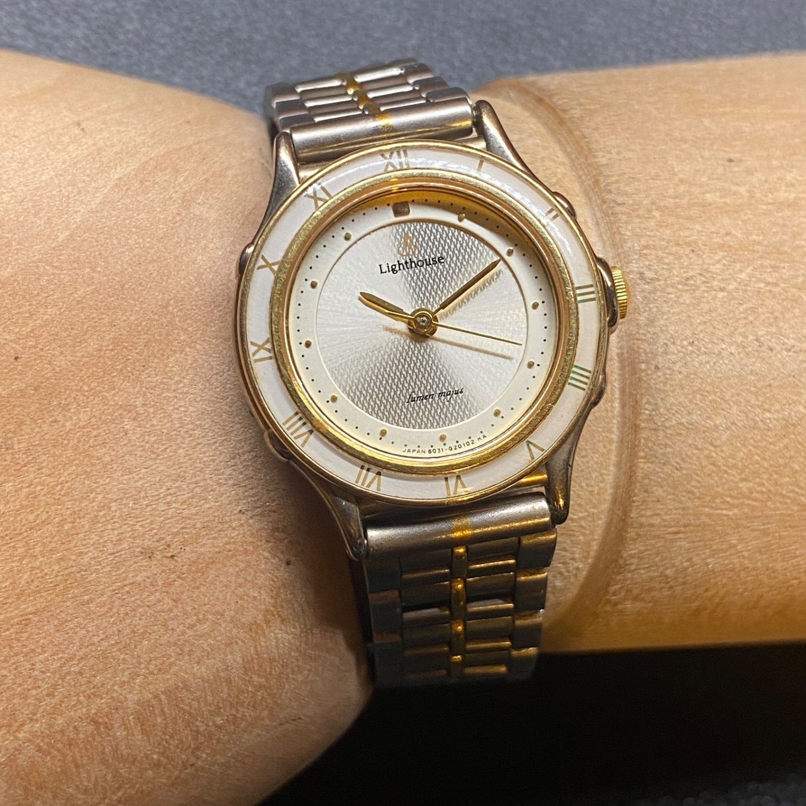 CITIZEN LIGHTHOUSE analog-digital 腕時計 90s 未使用 シチズン ライトハウス CENTINI QZ 日本製 腕時計