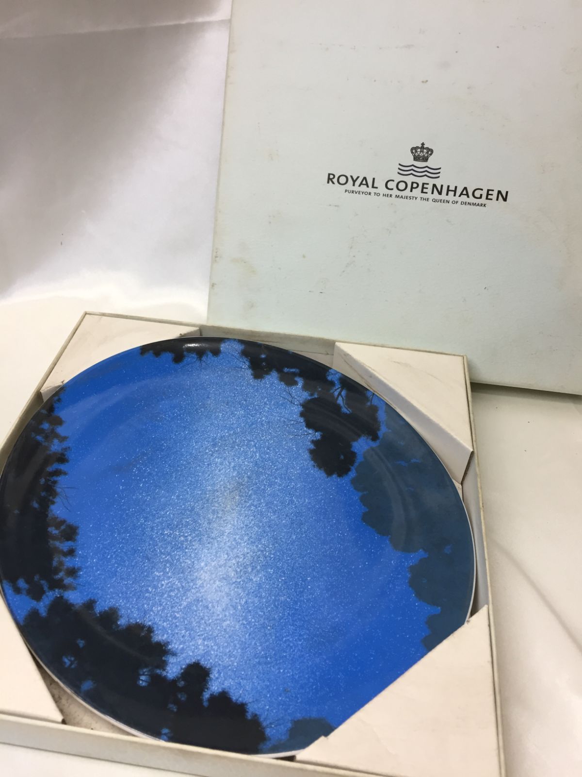 S【ヴィンテージ】ロイヤルコペンハーゲン 千住博 非売品 GALAXY 飾り