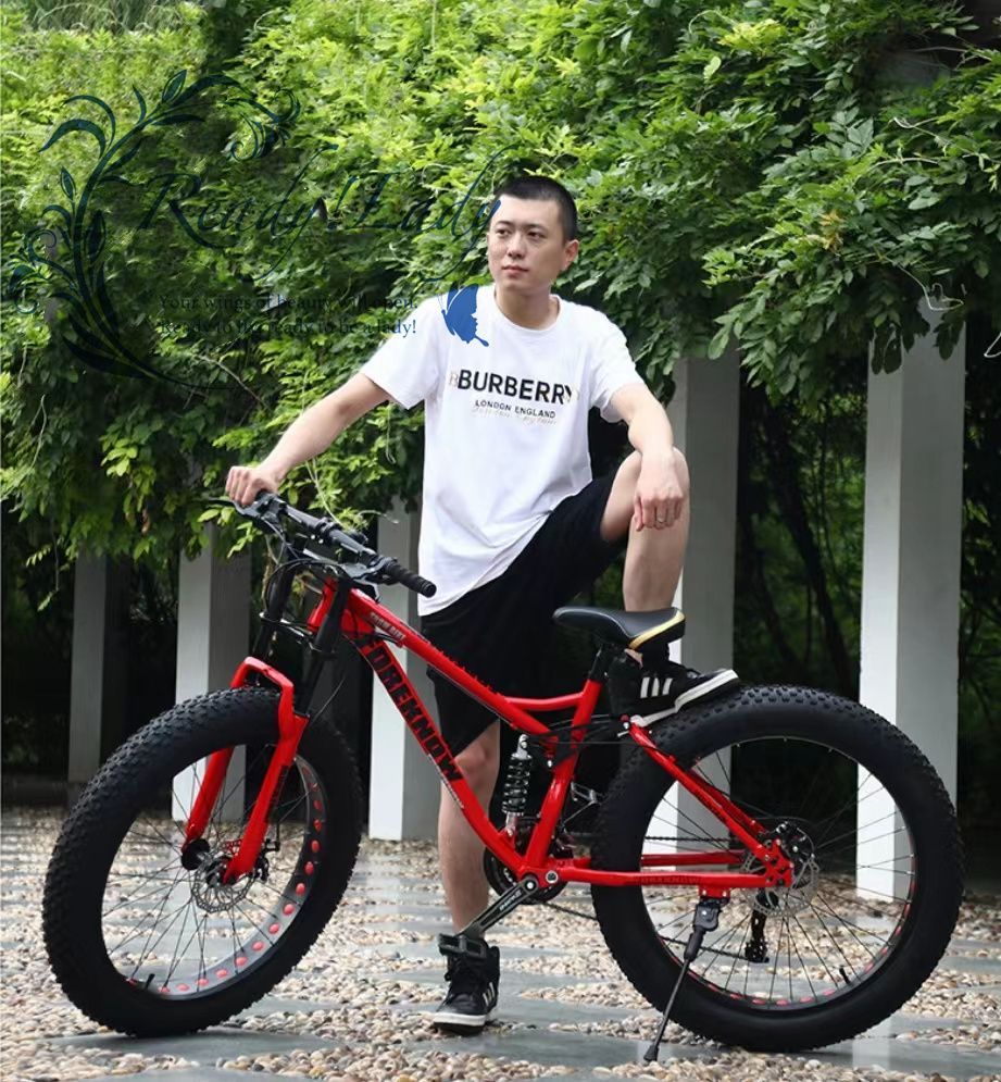 ダブルディスクブレーキ、デュアルサスペンション滑り止め自転車 