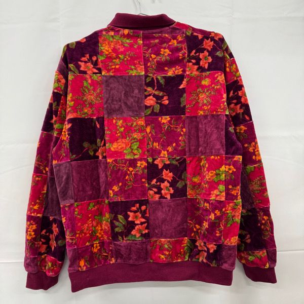 supreme シュプリーム パッチワーク ポロシャツ Supreme/シュプリーム【21AW】Floral Patchwork Velour Polo