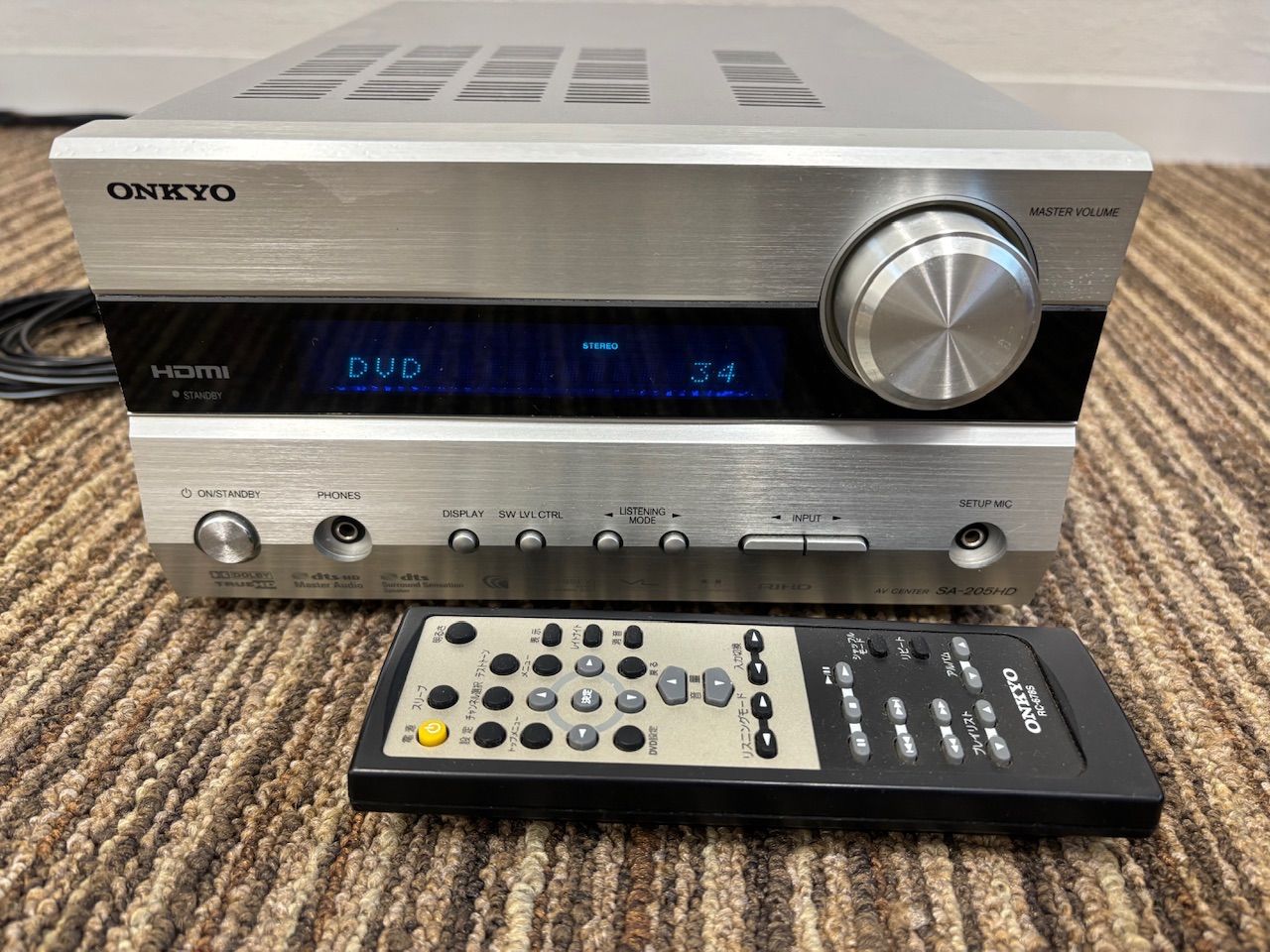 ONKYO SA-205HD ST-V20HD D-108C SWA-V20HD セット ホームシアター - メルカリ