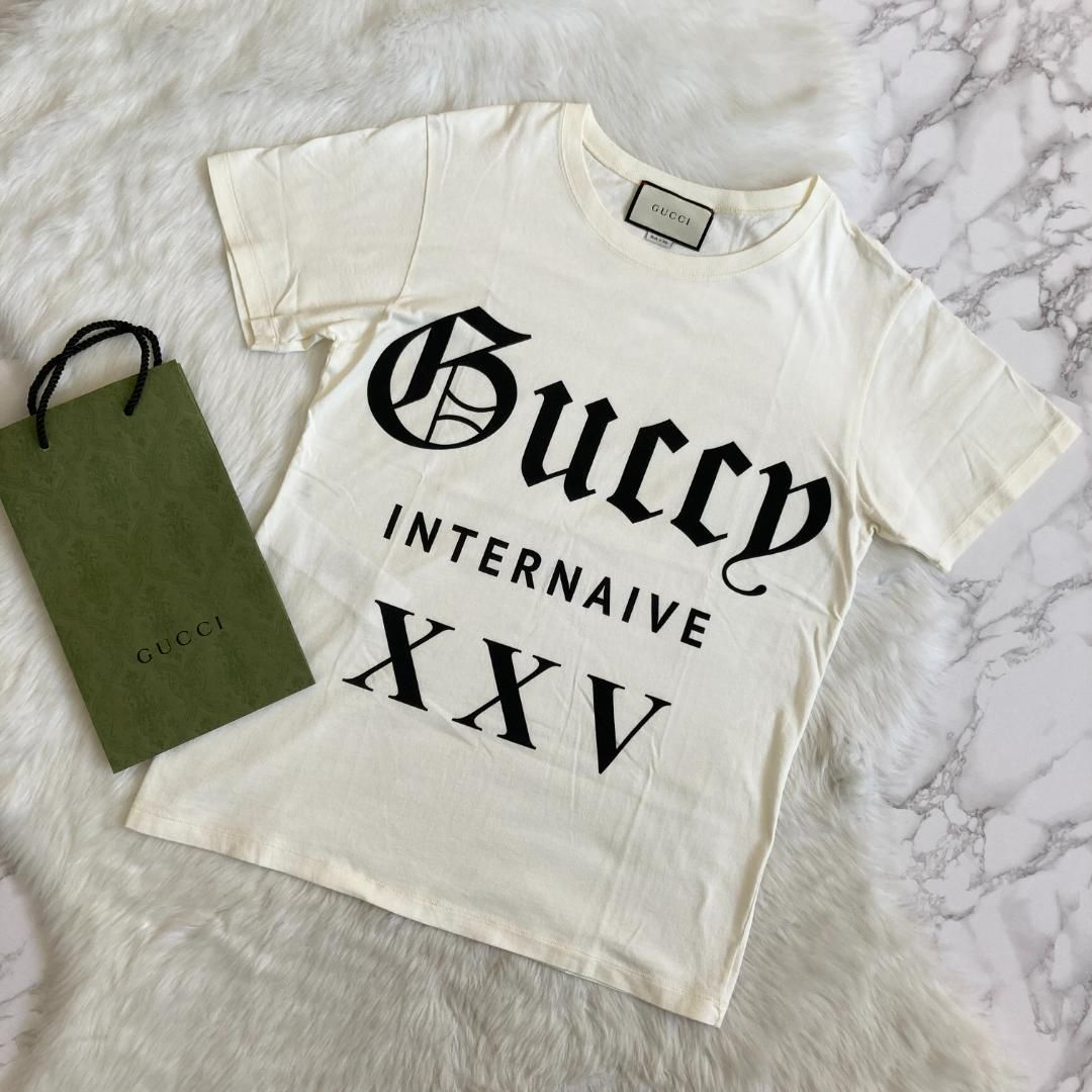 GUCCI グッチ 19SS ロゴ INTERNAIVE XXV Tシャツ XS PAWNSHOPRiZ