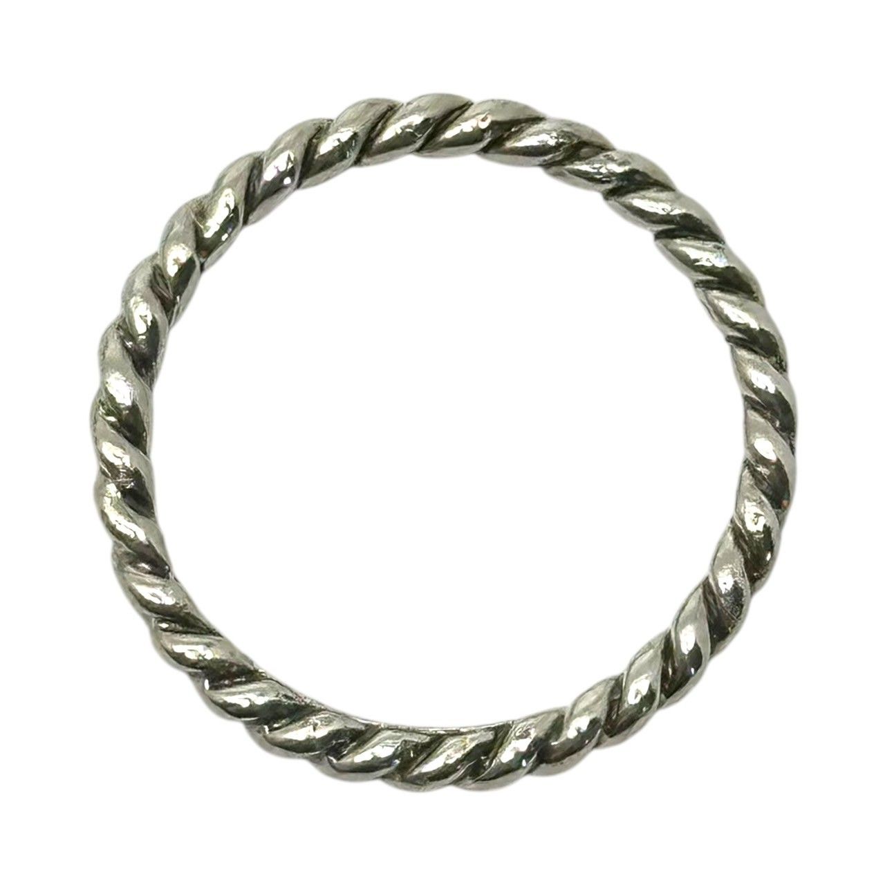 極美品 ティファニー ツイスト リング 13号 シルバー925 TIFFANY & CO.(ティファニー) Silver Twist Ring シルバー