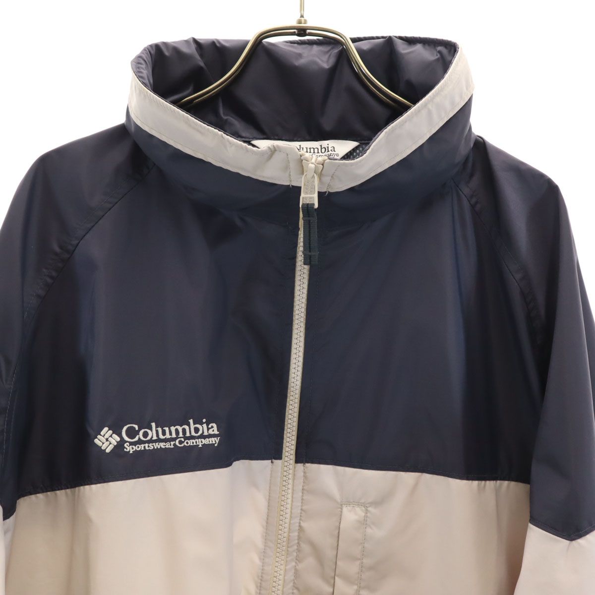 Columbia コロンビア バイカラー ナイロンジャケット L ネイビー 