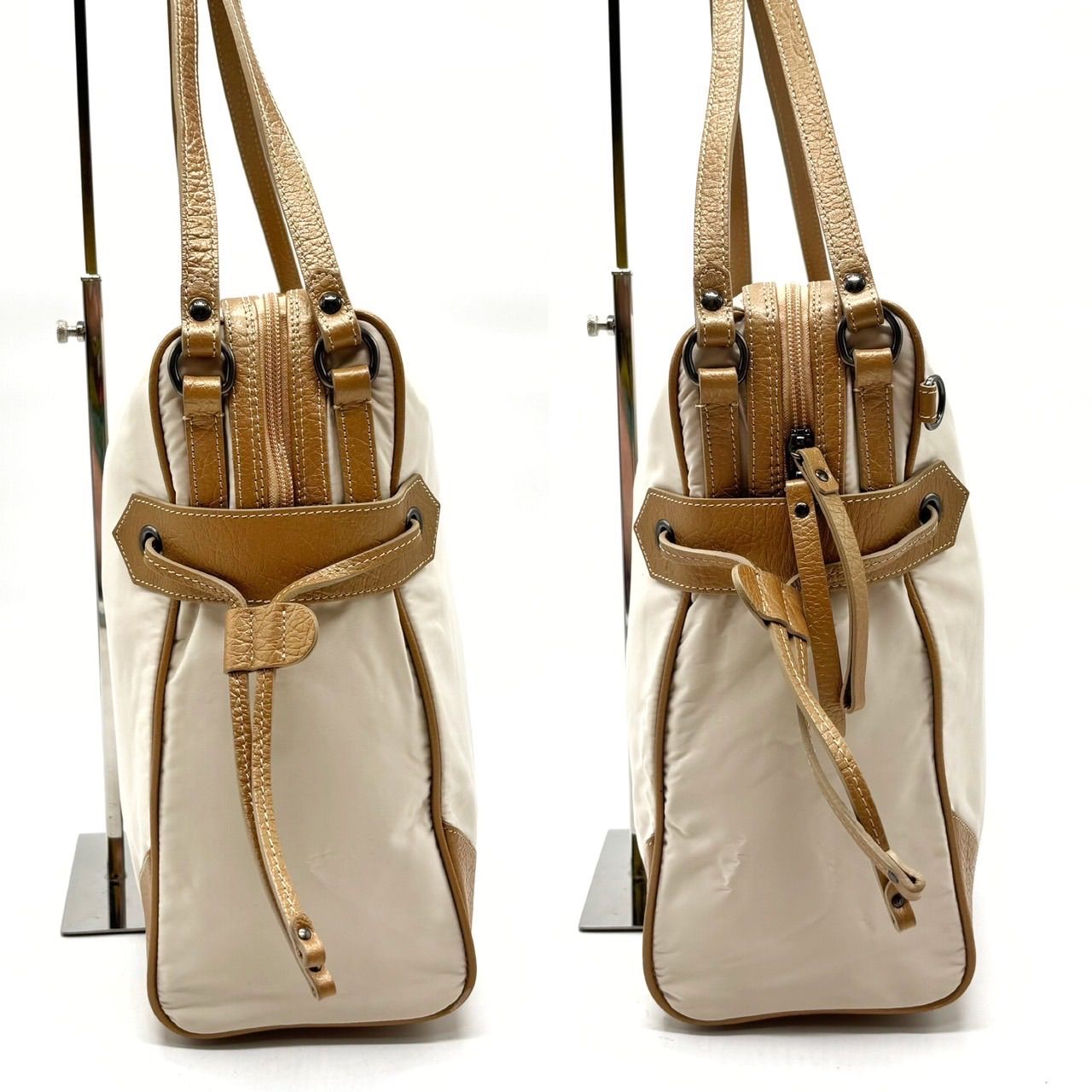 【美品】BURBERRY　ロゴ型押し　A4収納可　トートバッグ　ビジネスバッグ 美品】BURBERRY ロゴ型押し A4収納可 トートバッグ ビジネス