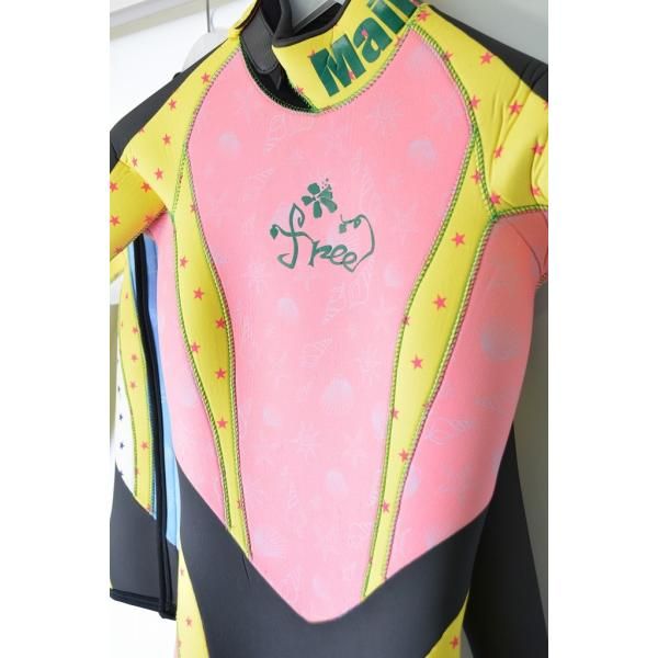 World Dive 3.5mm/5mm 裏起毛 レディース ダイビングウェットスーツ 2
