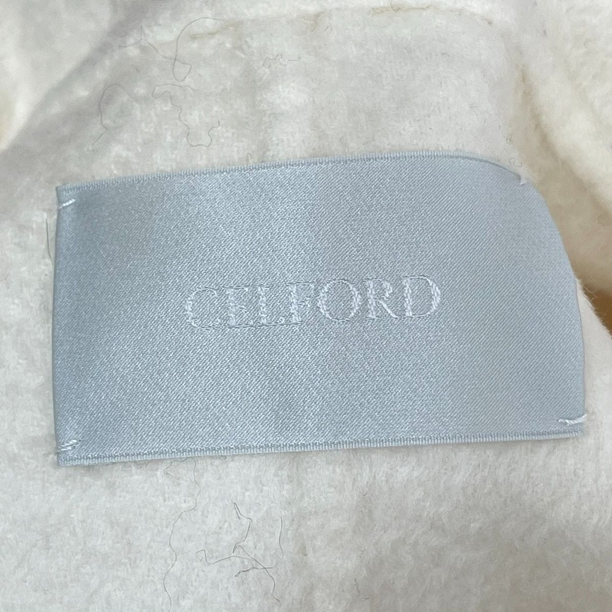 CELFORD(セルフォード) コート サイズ36 S レディース美品  - アイボリー 長袖/一部ボア/ロング丈/秋/冬