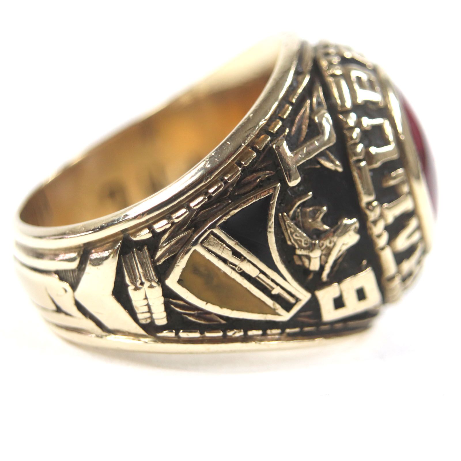 リンクヴィンテージ USA製1989年ヴィンテージJOSTENSジャスティン社製Cheboygan HS