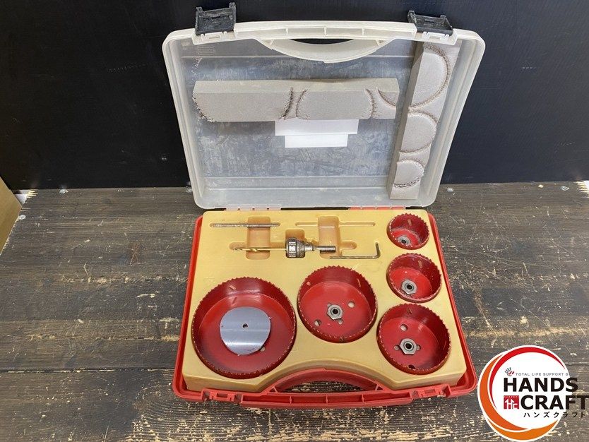 ● 品 ミヤナガ SLPMBOX2R エスロック S-LOCK バイメタルホールソー プラマス用 ボックスキット ケース入