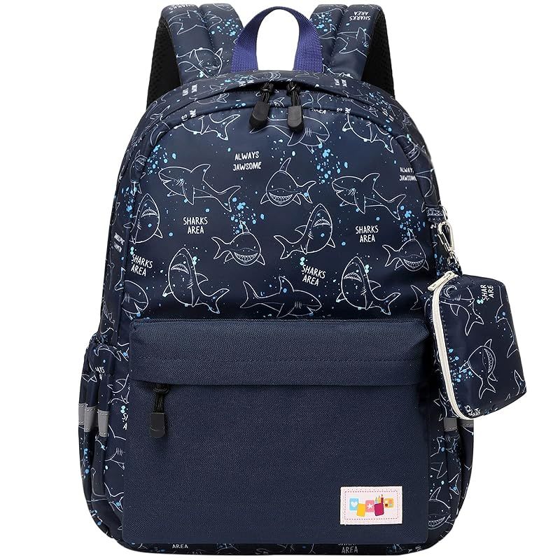 [Mygreen] リュック 子供 キッズ 男の子 A4対応 軽量 幼稚園 通園 入園 入学 鮫柄 0