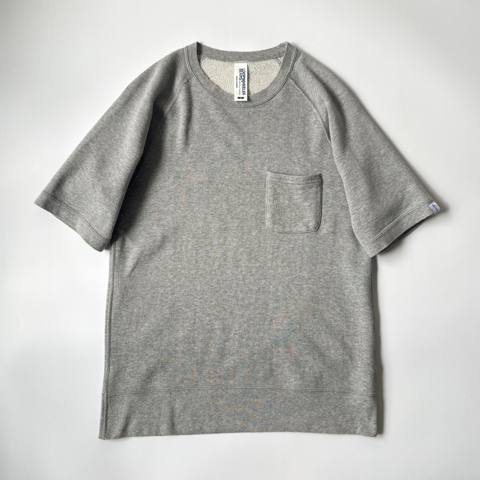 LOOPWHEELER / BEAMS PLUS 別注 半袖スウェット クルーネック T