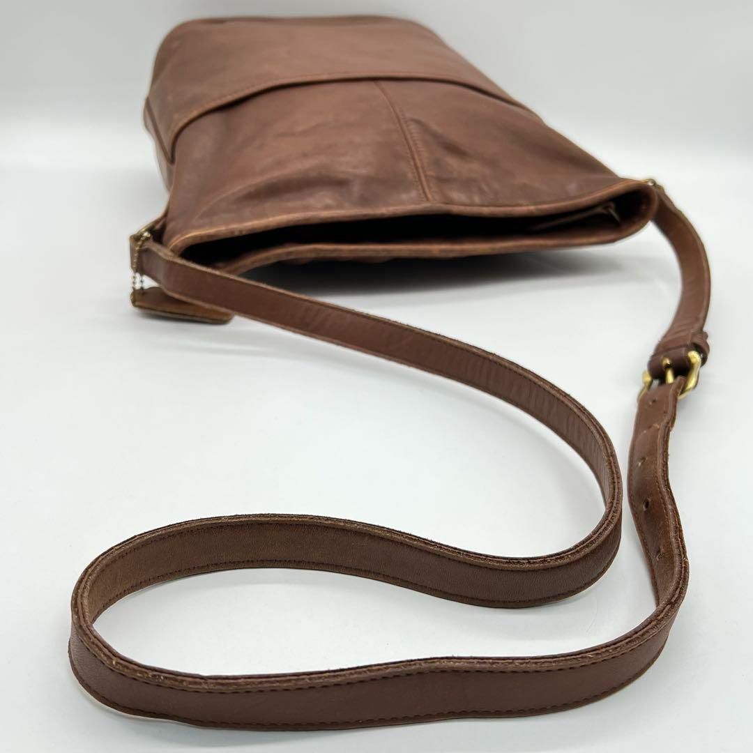 良品】OLDCOACH ポシェット サコッシュ ショルダーバッグ バケツ