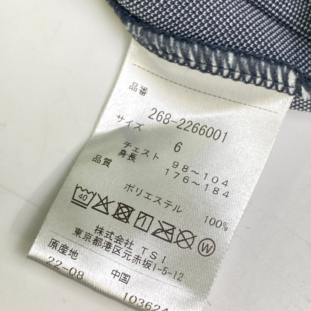 サイズ：6 PGG PEARLY GATES パーリーゲイツ  長袖ハイネックTシャツ  ネイビー系 [240101427026] ゴルフウェア メンズ ストスト PEARLY GATES パーリーゲイツ 2022年モデル ハイネック 半袖T