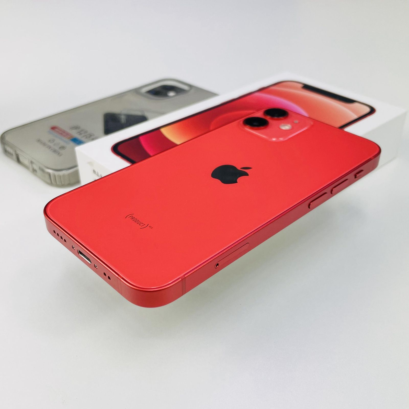 美品 iPhone 12 mini Red 64gb [SIMロック解除済品]