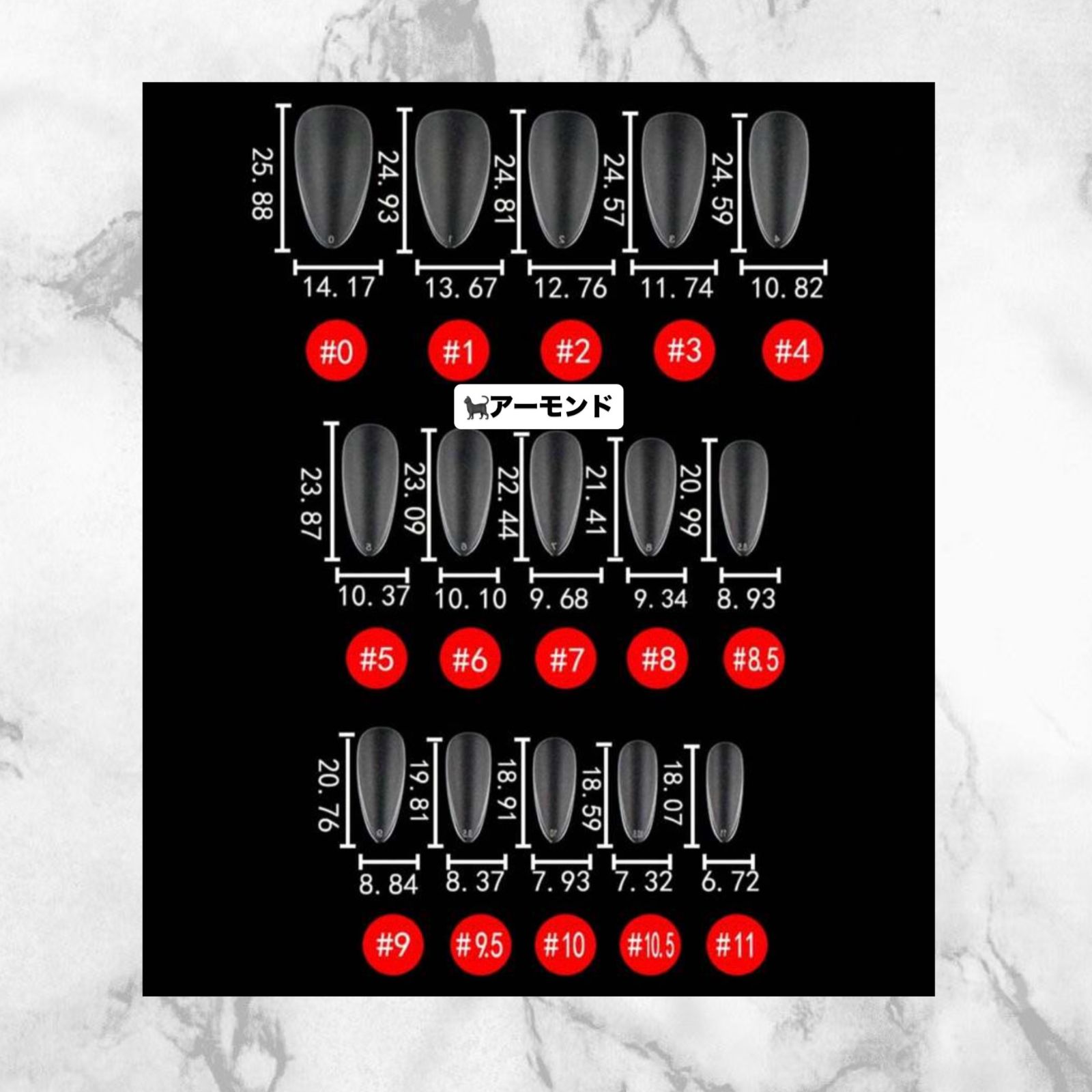  ネイルチップ ‍⬛ ネイルチップ 付け爪 ネイルケア