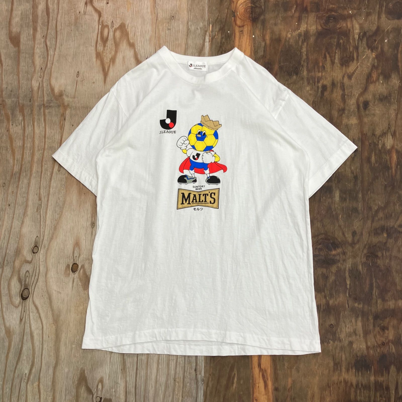 J.LEAGUE MIZUNO ミズノ Jリーグキング Tシャツ ホワイト