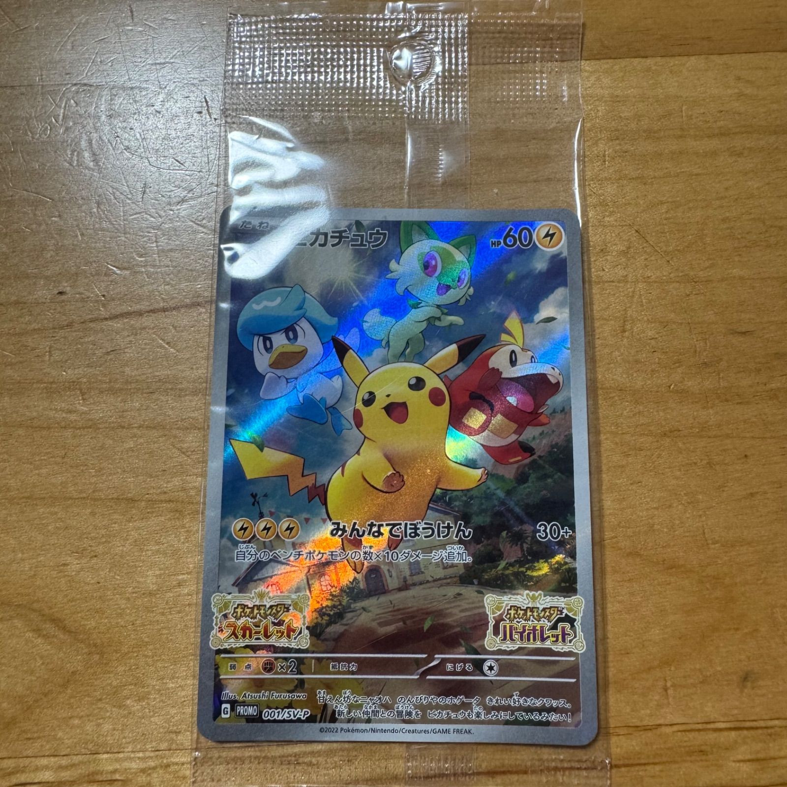 ピカチュウ スカーレット バイオレットSV-P プロモ みんなでぼうけん