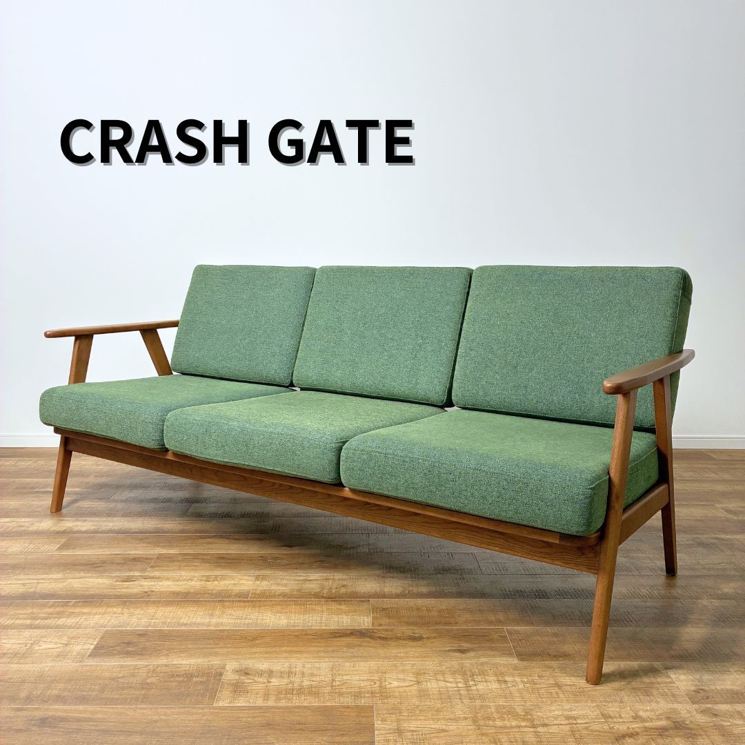 美品】 梅里竹芸 3人掛け ソファ ベンチ 収納付き 国産 健康長椅子 竹