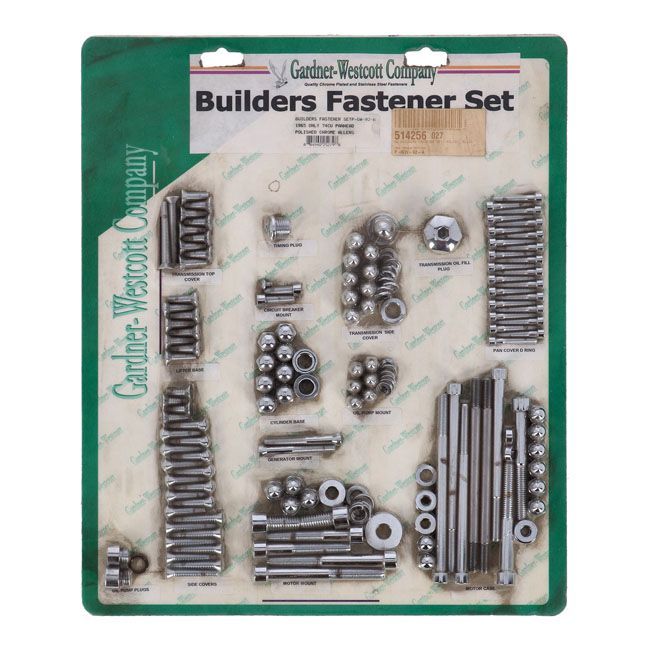 GARDNER-WESTCOTT Builders fastener set polish. allen | 514256