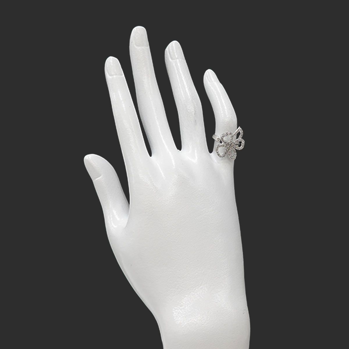 グッチ GUCCI #7 リング ダイヤ K18 WG ホワイトゴールド 750 指輪  