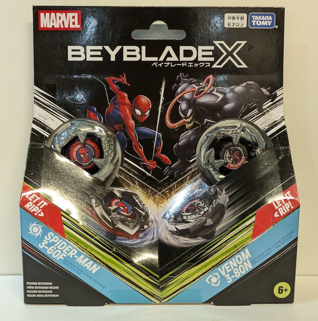 タカラトミー ベイブレードX ダブルスターター スパイダーマン(3-60F