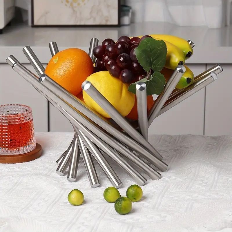 ミッドセンチュリー ステンレススチール サービングディッシュ