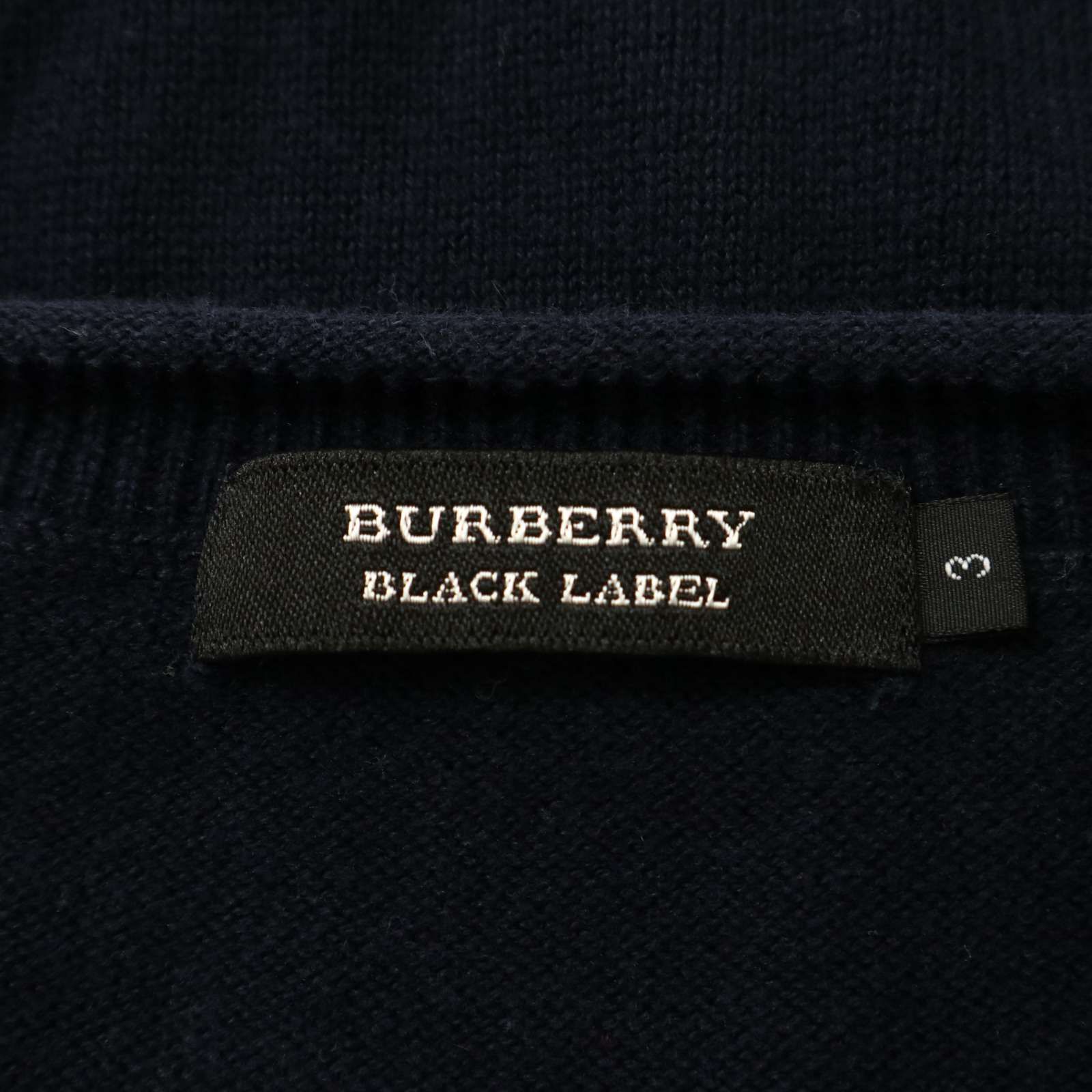 BURBERRY BLACK LABEL archive ニット ボーダー 刺繍 BURBERRY BLACK LABEL archive ニット ボーダー 刺繍