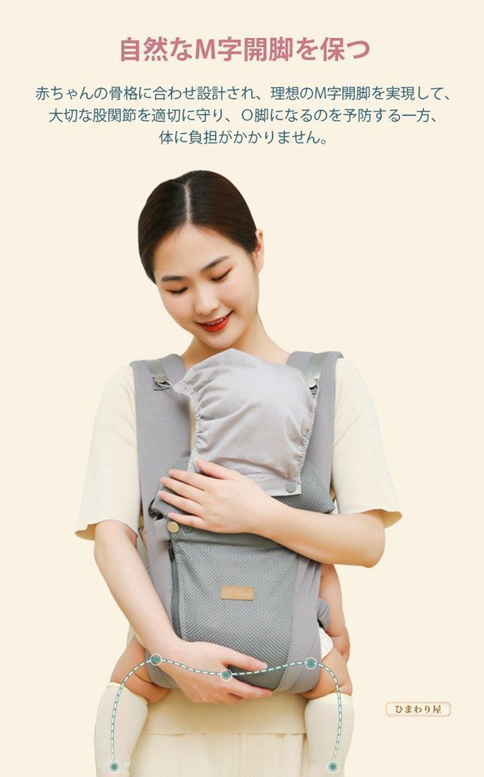 新生児抱っこ紐 抱っこ紐 抱っこひも 新生児 新生児から使える スリング ベビーラップ 柔らかい 縦抱き おんぶ 首すわり前 ネックサポート 軽量 コンパクト 前向き 出産祝い 冷感 夏用 オールシーズン スリーピングフードカバー tJup618