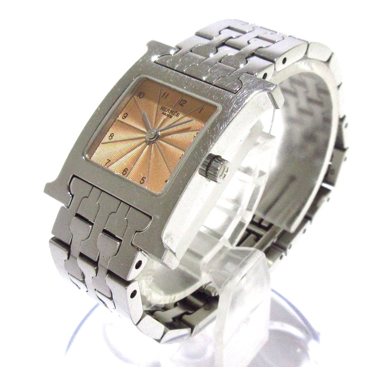 HERMES(エルメス) 腕時計 Hウォッチ HH1.210 レディース SS ピンクベージュ - メルカリ