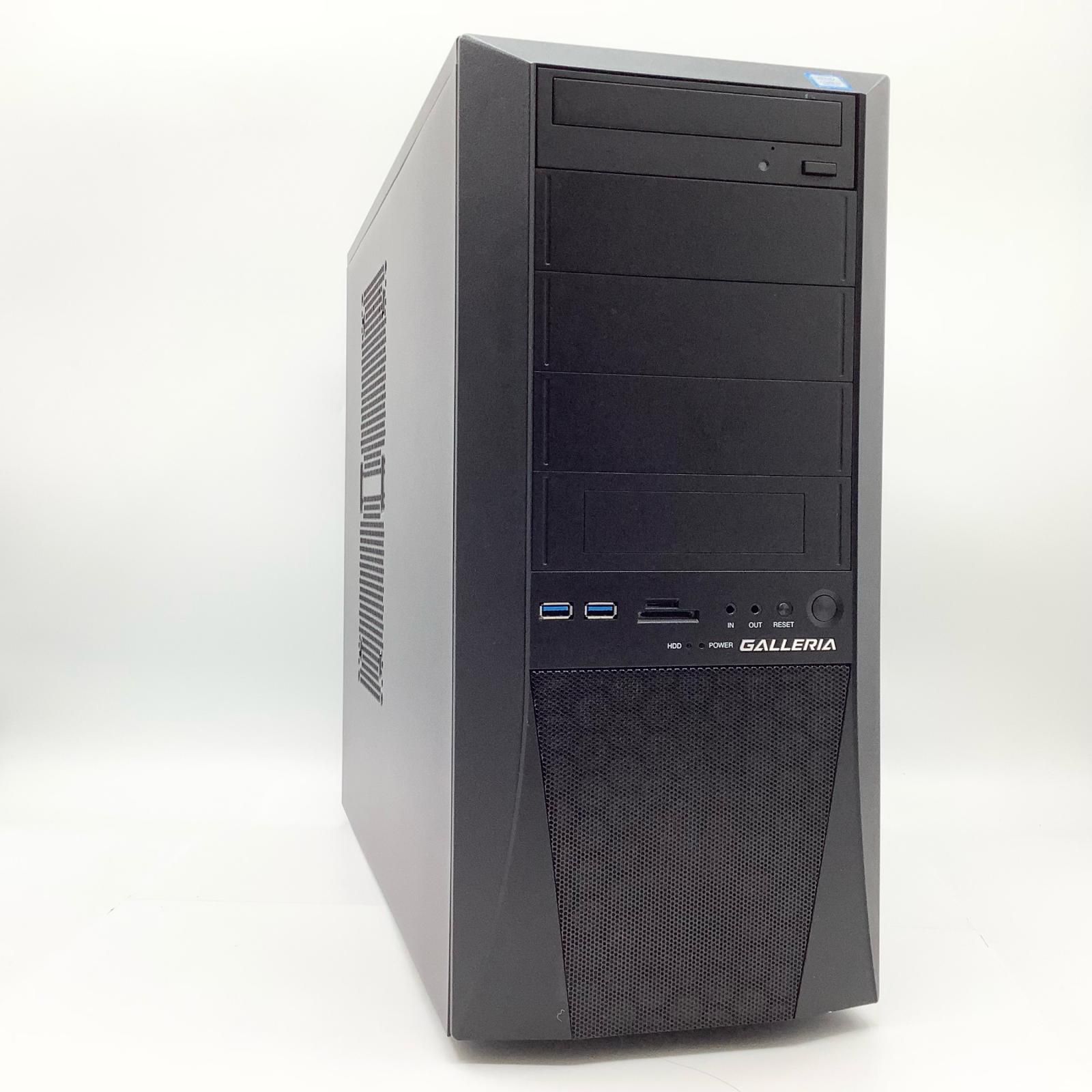【全額返金保証】【最速発送】GALLERIA XF i7-9700K 16GB SSD 500GB HDD 2TB NVIDIA GeForce RTX 2070 美品 動作確認済