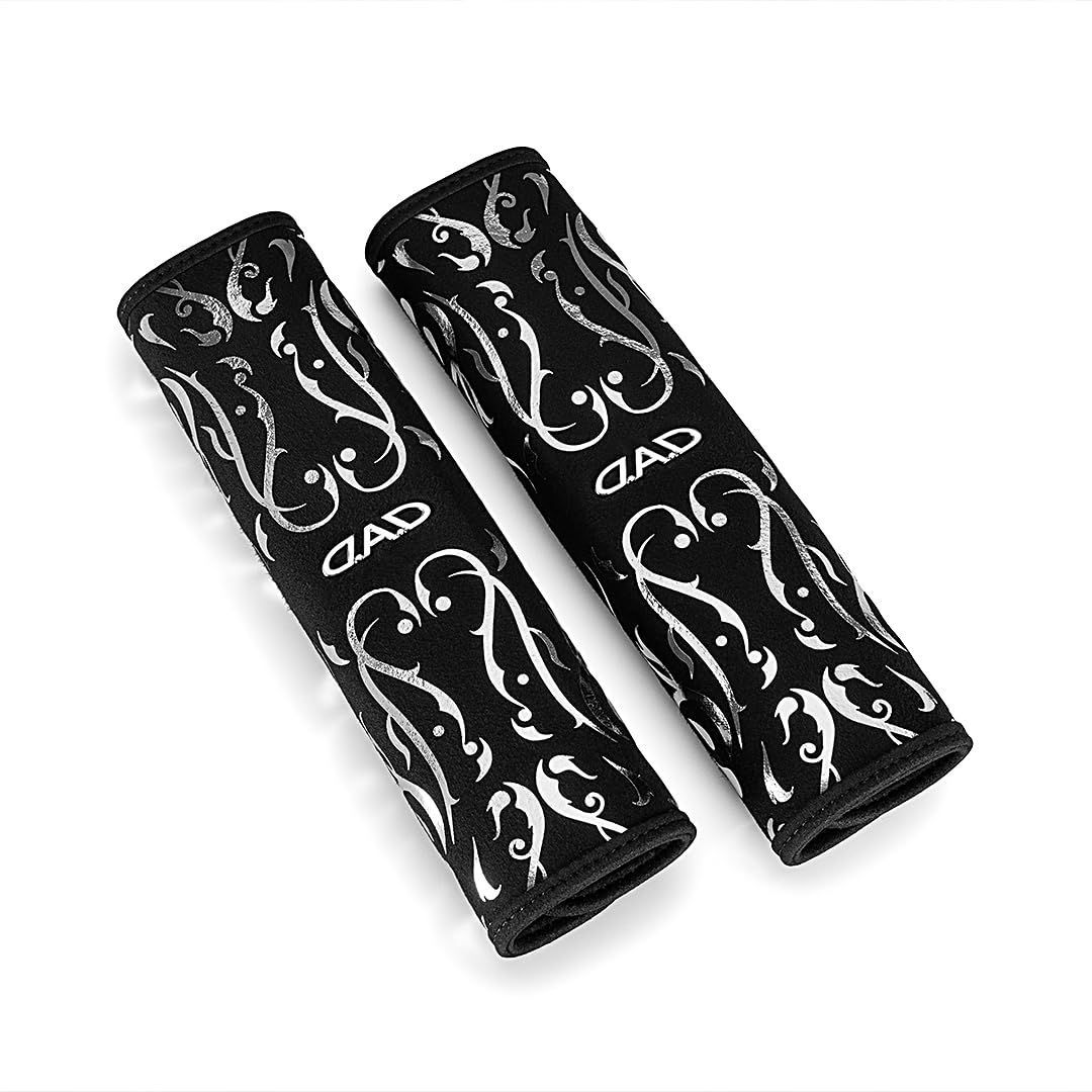 送料無料キャンペーン中！ Style 01.シルバー ギャルソン D.A.D シートベルトパッド アラベスク シルバー HA718-01-01 2個1セット GARSON DAD 希望の持てる