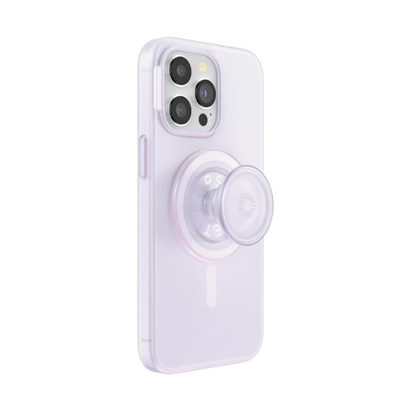 PopSockets Japan - ポップソケッツ ジャパン PopCase iPhone 15 ラウンドポップグリップ付き MagSafe対応 ワイヤレス充電対応 iPhone 15 Pro Max Opalescent