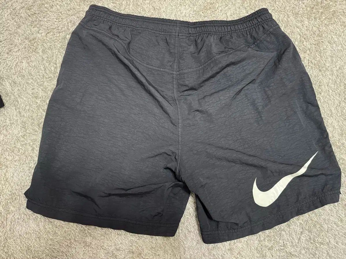 M NIKE × STUSSY オフノワール ビーチパンツ 黒 M Nike(ナイキ） x