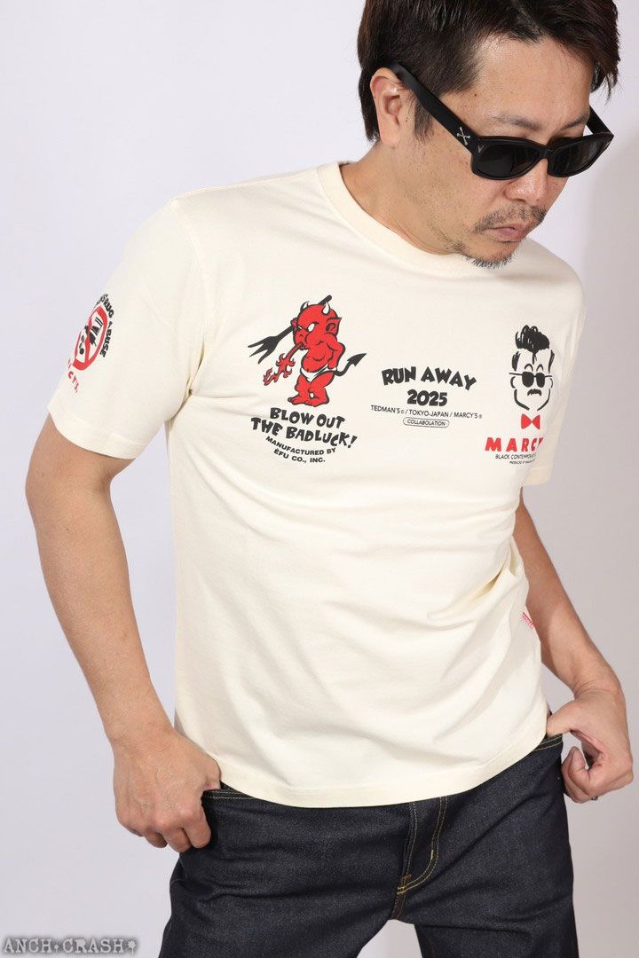 ☆超希少☆ビンテージ　真島昌利　マーシー　ソロツアー　Tシャツ　ブルーハーツ オリジナル⭐︎夕刊フジtシャツ ⭐︎グラムブルーハーツ真島昌利