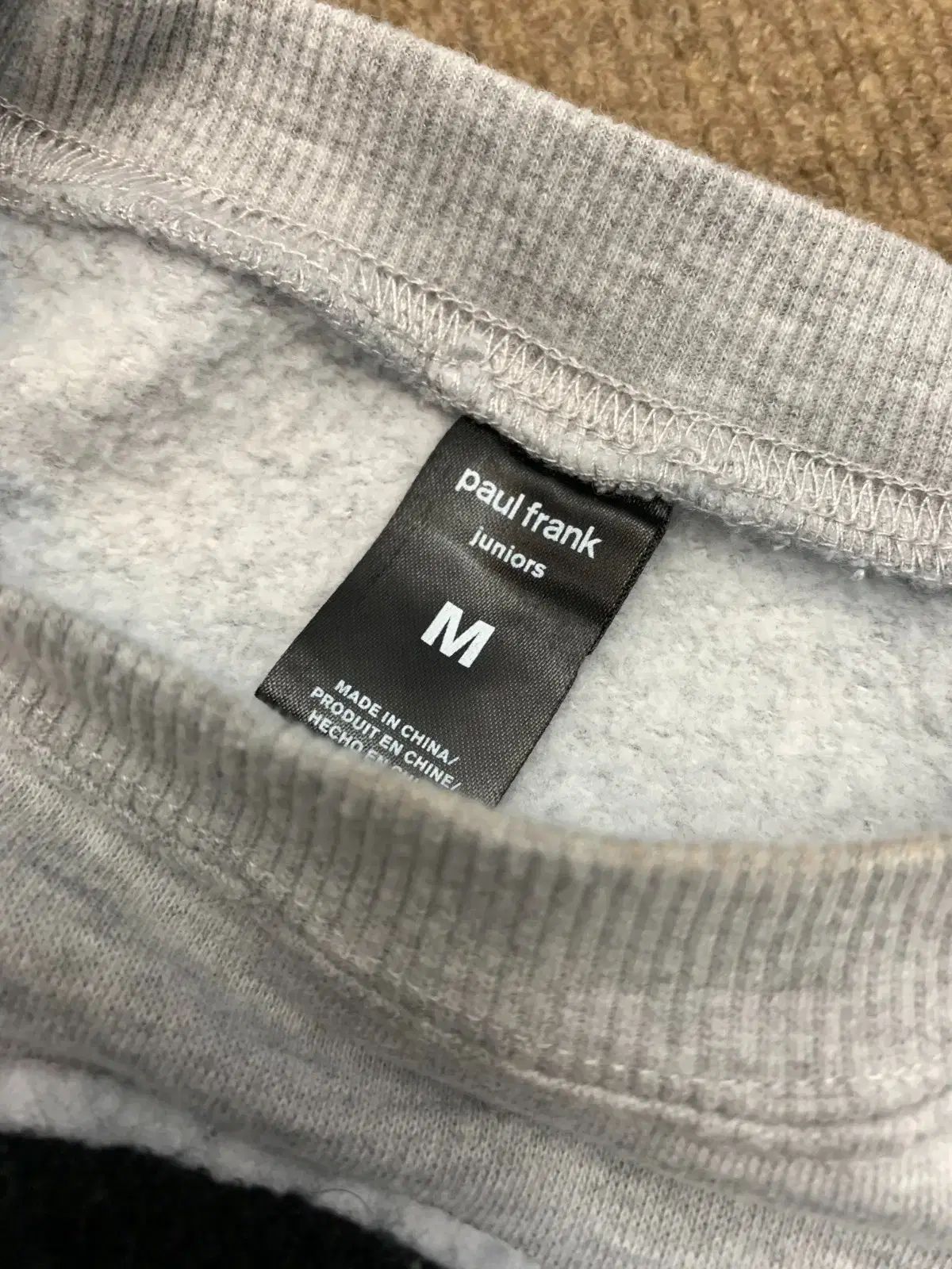 ポール フランク JULIUS TART OPTICAL ジュリアスタートオプティカル スウェット グレー M