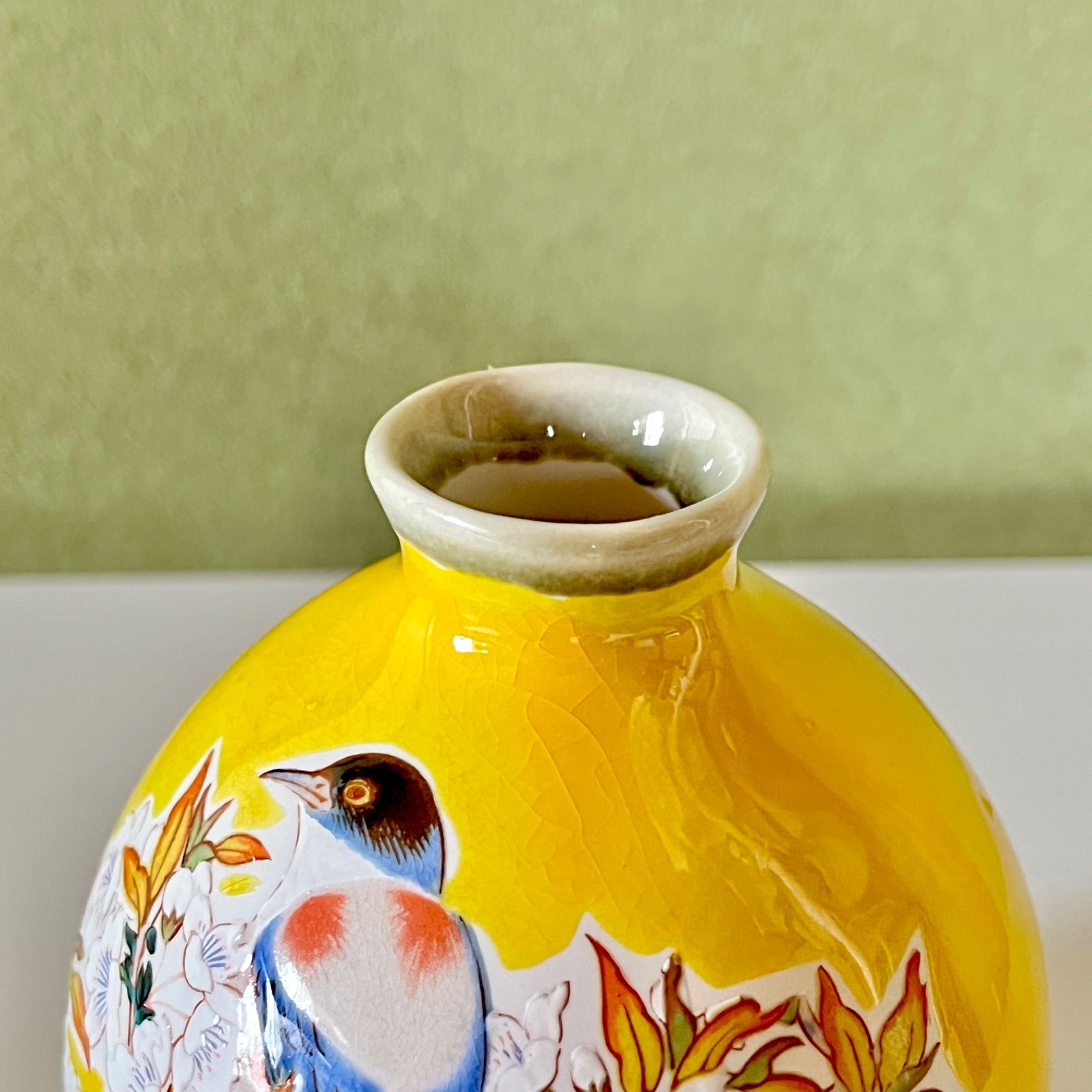 九谷焼】花器・吉田屋山桜に鳥 ▽アウトレット品 - メルカリ