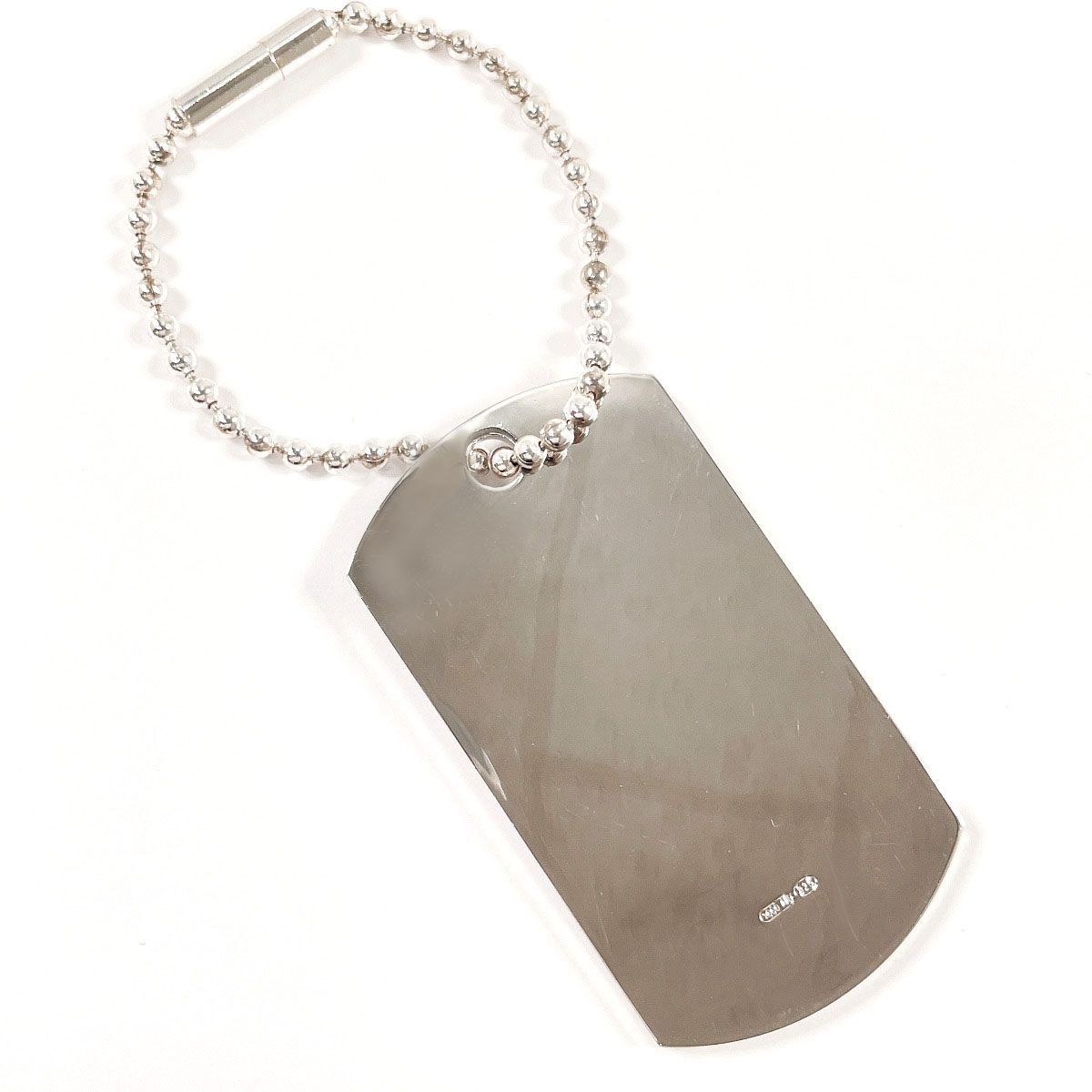 グッチ キーホルダー ドッグタグ ボールチェーン シルバー - メルカリ 